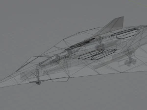 Lockheed EFX-70 Panther 2 concept interceptor 3D Model