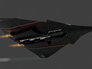 Lockheed EFX-70 Panther 2 concept interceptor 3D Model