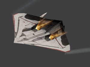 Lockheed EFX-70 Panther 2 concept interceptor Modello 3D