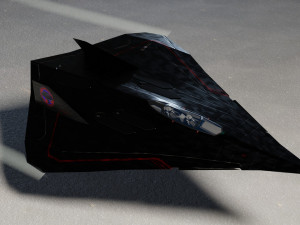 Lockheed EFX-70 Panther 2 concept interceptor Modello 3D
