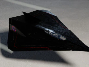 Lockheed EFX-70 Panther 2 concept interceptor 3D Model