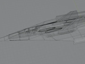 Lockheed EFX-70 Panther 2 concept interceptor 3D Model