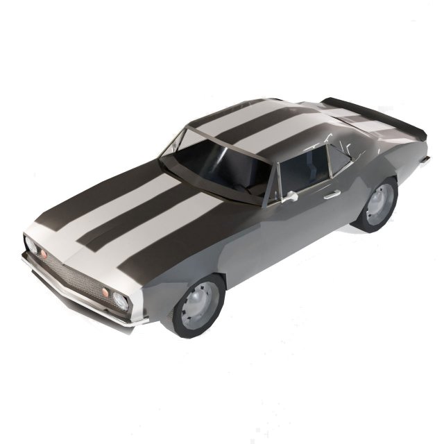 Chevrolet Camaro 3D Model .c4d .max .obj .3ds .fbx .stl .blend 