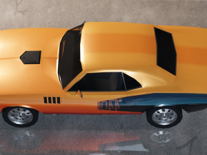 Plymouth Barracuda 1971 Modèle 3D