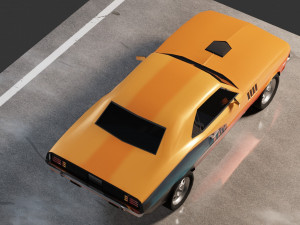 Plymouth Barracuda 1971 Modèle 3D
