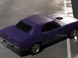 Plymouth Barracuda 1971 Modèle 3D