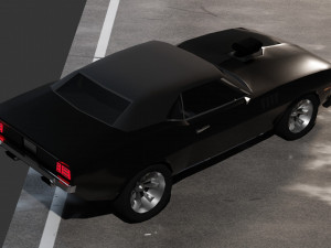 Plymouth Barracuda 1971 Modèle 3D