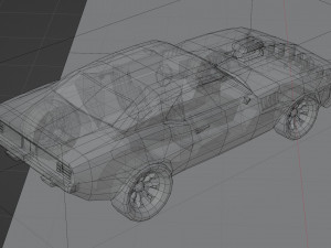 Plymouth Barracuda 1971 Modèle 3D