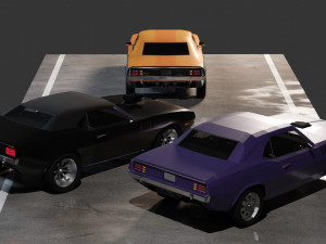 Plymouth Barracuda 1971 Modèle 3D