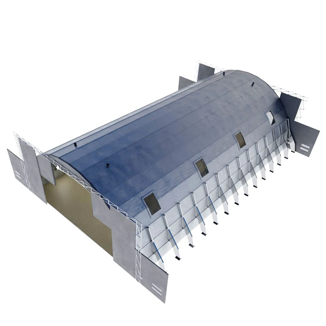 Hangar 3D Model .c4d .max .obj .3ds .fbx .stl .blend 