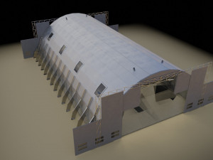 Hangar 3D 模型