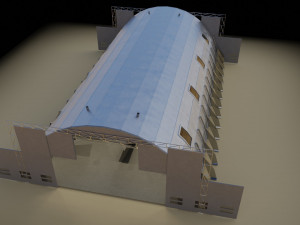 Hangar 3D 模型
