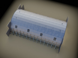 Hangar 3D 模型
