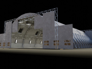 Hangar 3D 模型