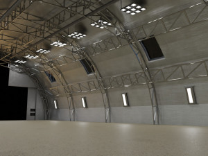 Hangar 3D 模型