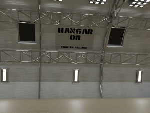 Hangar 3D 模型