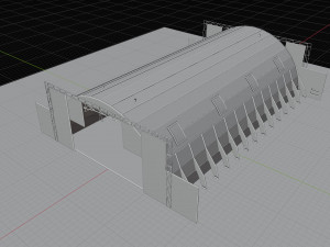 Hangar 3D 模型