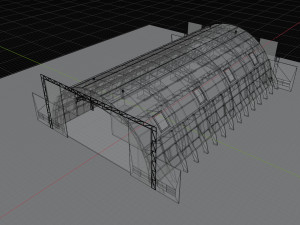 Hangar 3D 模型