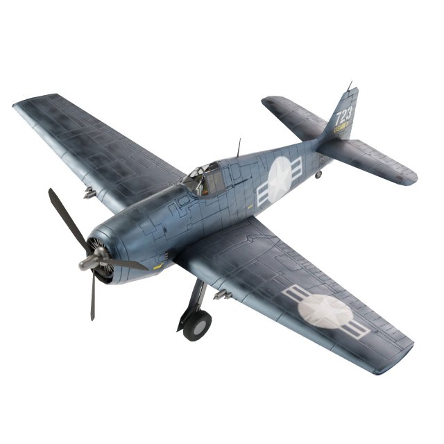 Grumman F6F Hellcat 3D 模型 .c4d .max .obj .3ds .fbx .stl .blend 
