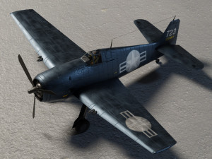 Grumman F6F Hellcat 3D 模型
