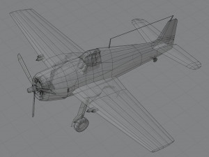 Grumman F6F Hellcat 3D 模型