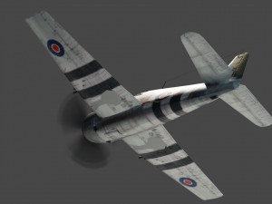 Grumman F6F Hellcat 3D 模型