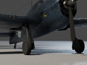 Grumman F6F Hellcat 3D 模型