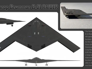 Northrop Grumman B-21 Raider 3D Model