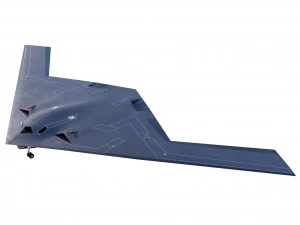 Perampok B-21 Northrop Grumman Model 3D