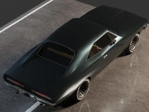 Dodge Charger 1969 3D Model