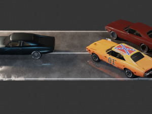 Dodge Charger 1969 Modelo 3D