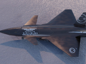 Bayraktar Kizilelma 3D Model