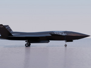 Bayraktar Kizilelma 3D Model