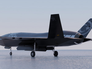 Bayraktar Kizilelma 3D Model