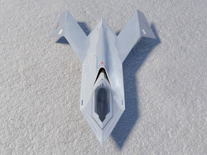Boeing YF-118 Bird of Prey 3D Model