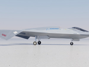 Boeing YF-118 Bird of Prey 3D Model