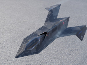 Boeing YF-118 Bird of Prey 3D Model
