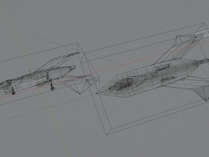 Boeing YF-118 Bird of Prey 3D Model
