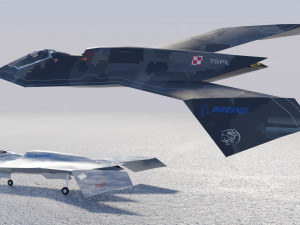 Boeing YF-118 Bird of Prey 3D Model
