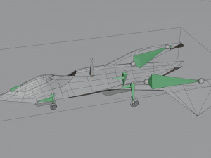 Boeing YF-118 Bird of Prey 3D Model