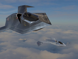 Boeing YF-118 Bird of Prey 3D Model