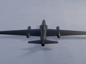 Lockheed U-2S Dragon Lady 3D Модель