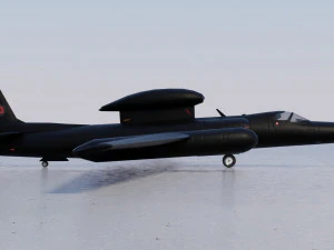 Lockheed U-2S Dragon Lady 3D Model