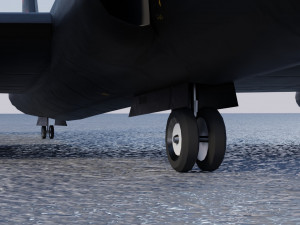 Lockheed U-2S Dragon Lady 3D Модель