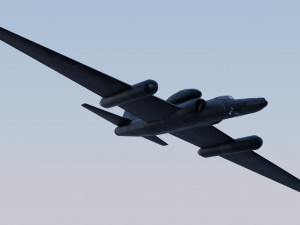 Lockheed U-2S Dragon Lady 3D Модель