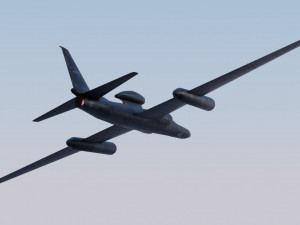 Lockheed U-2S Dragon Lady 3D Модель