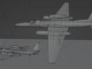 Lockheed U-2S Dragon Lady 3D Модель