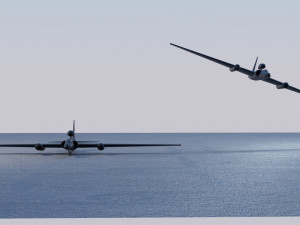 Lockheed U-2S Dragon Lady 3D Модель
