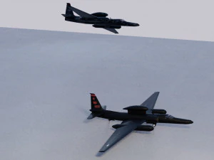 Lockheed U-2S Dragon Lady 3D Model
