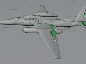 Lockheed U-2S Dragon Lady 3D Model